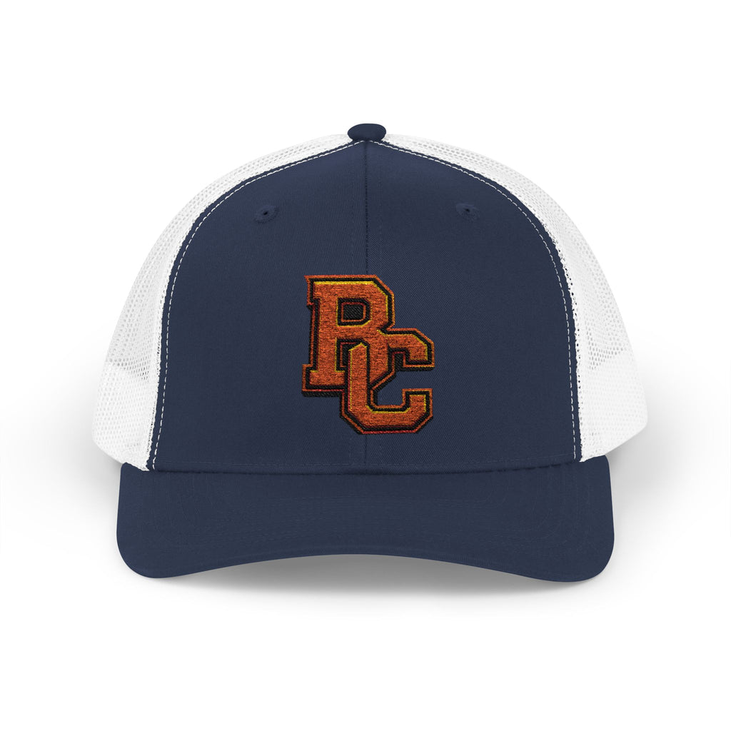 Letterman Patch Trucker Cap – Retro Varsity Snapback Hat