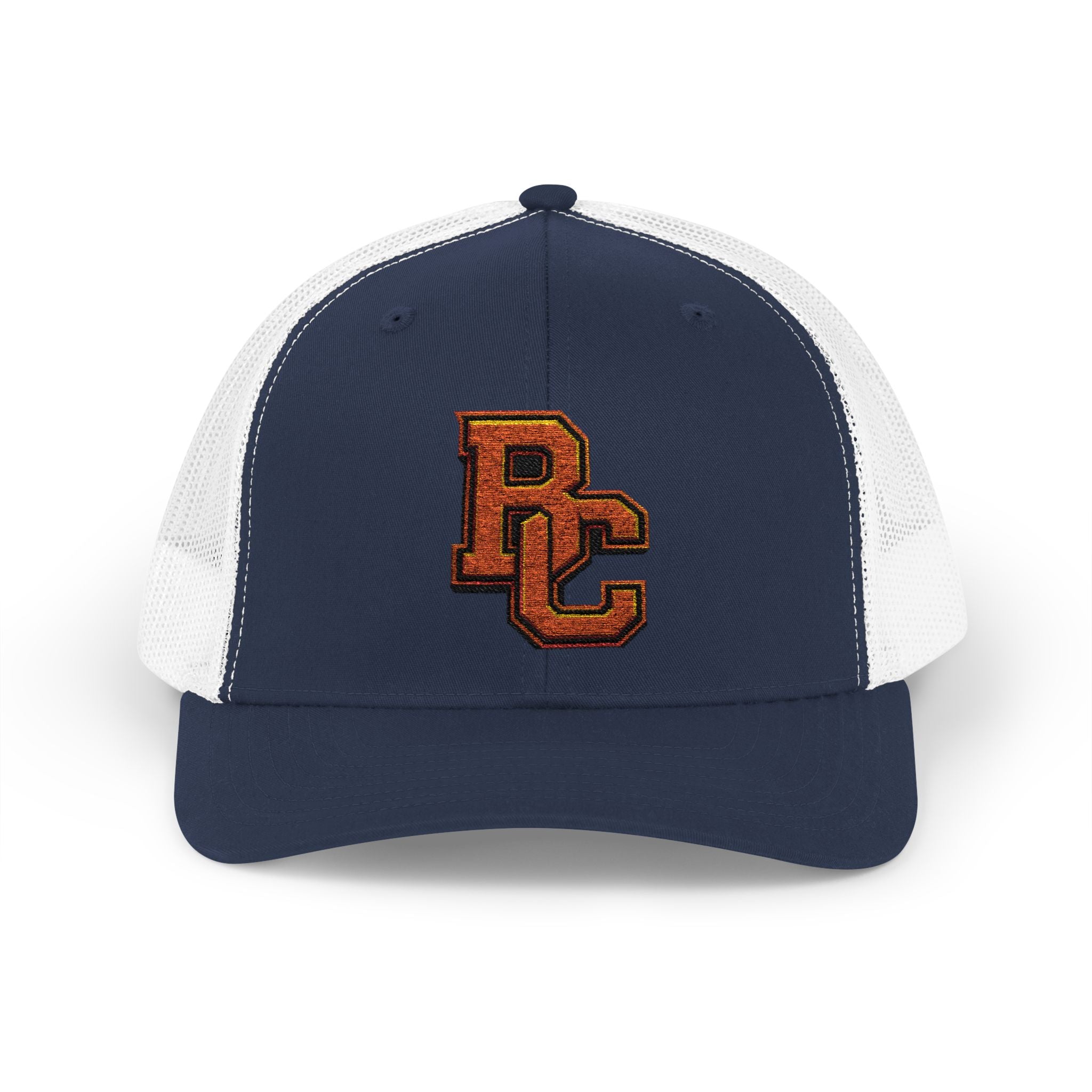 Letterman Patch Trucker Cap – Retro Varsity Snapback Hat