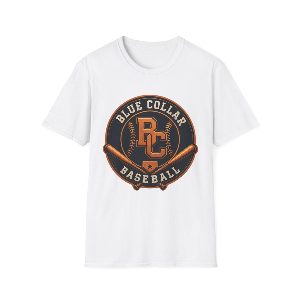Blue Collar Baseball Tee — Retro RC Logo T-Shirt