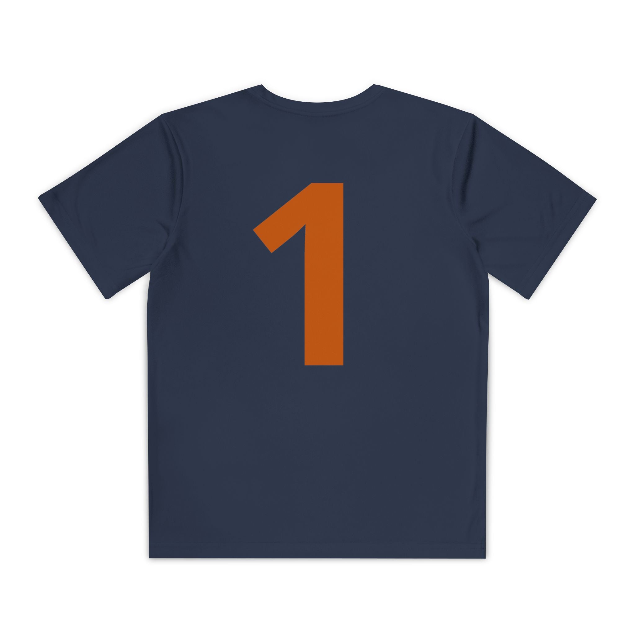 Blue Collar Baseball Youth Tee — 'Blue Collar Baseball' Team Shirt with Back Number