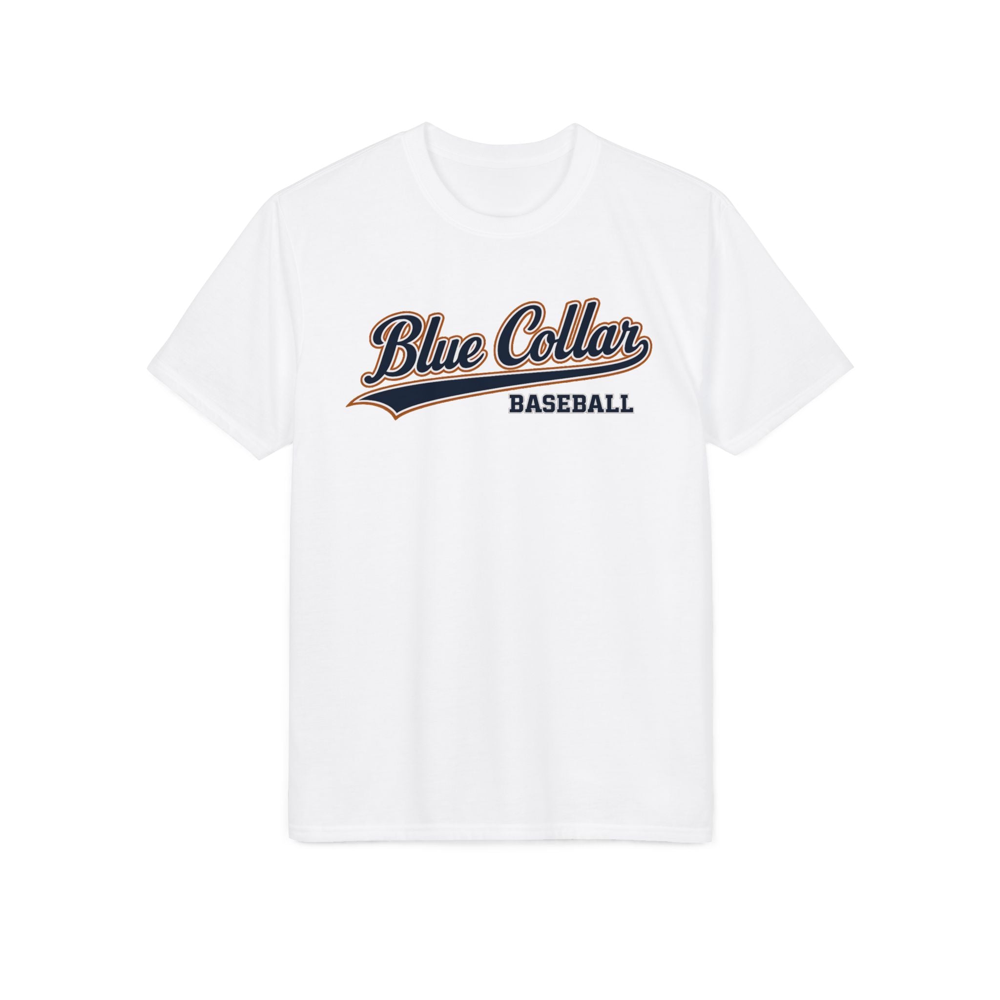 Blue Collar Baseball T-Shirt 100% poly