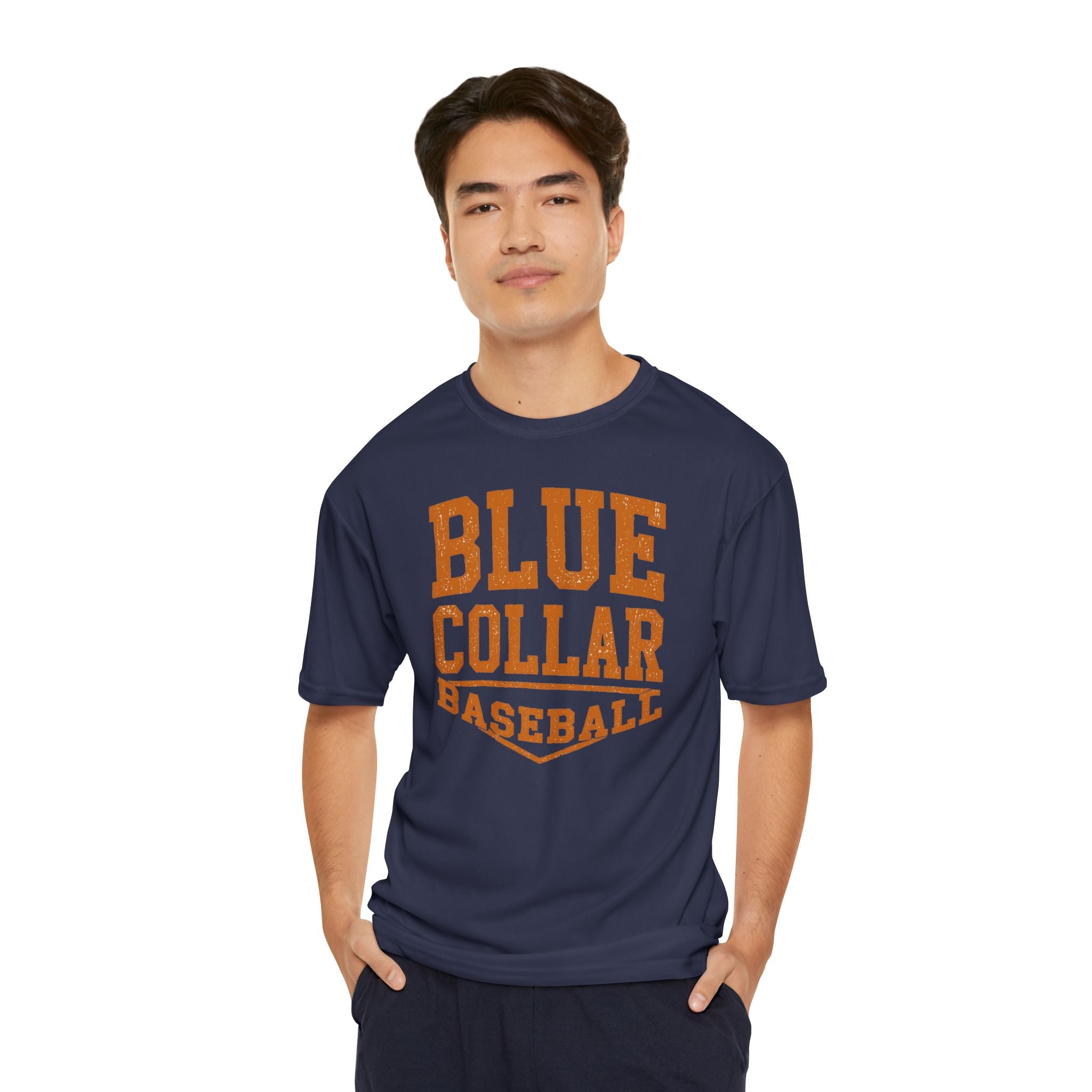 Blue Collar Baseball Performance T-Shirt — Men's Athletic Tee