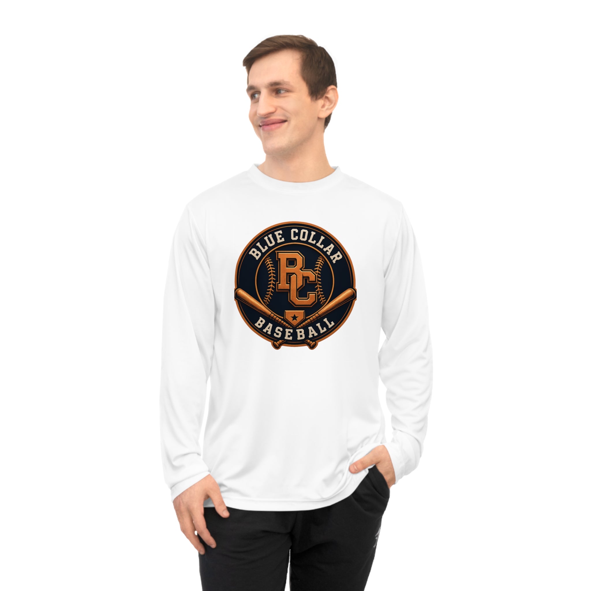 Blue Collar Baseball Long Sleeve Performance Shirt