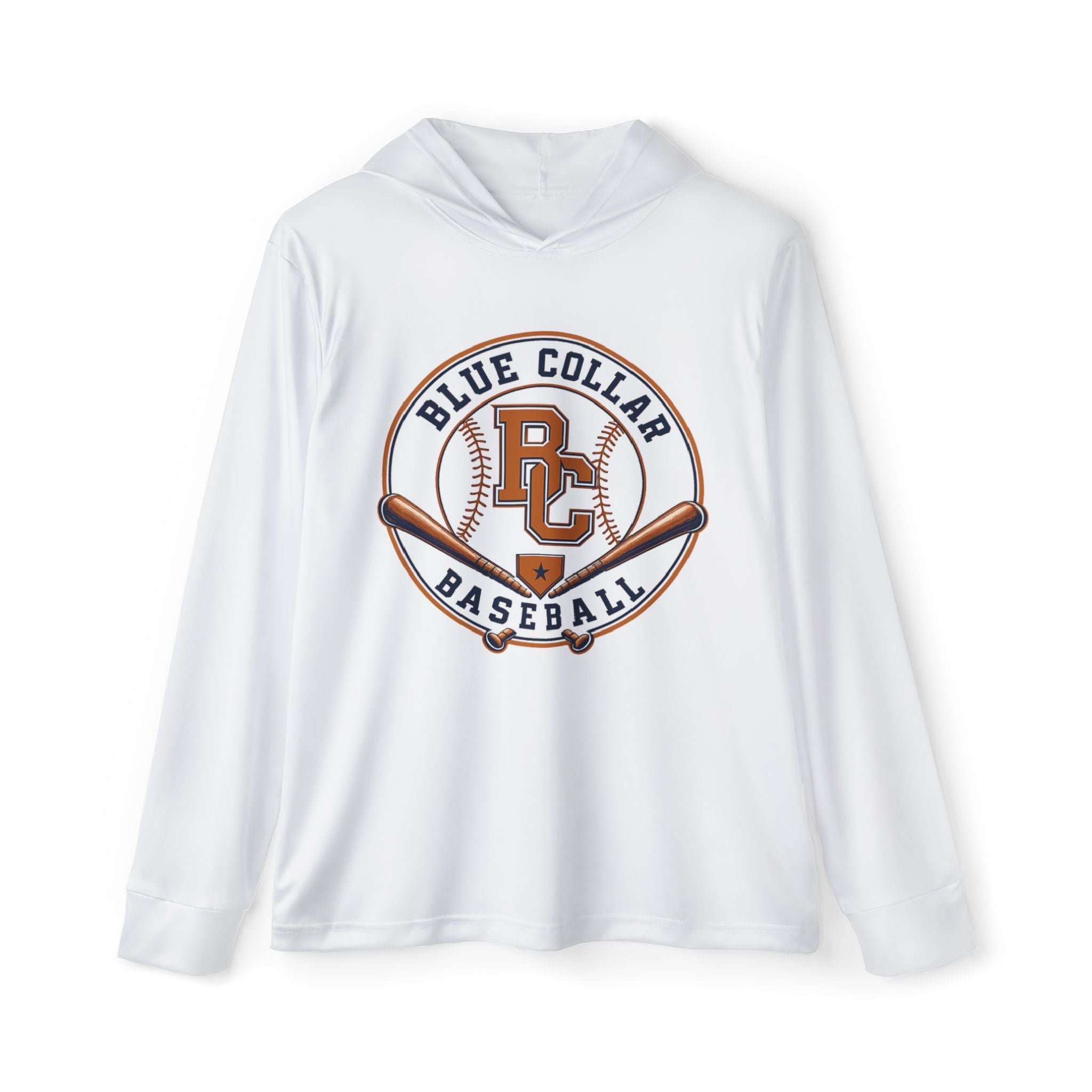 Blue Collar Baseball Performance Hoodie — "BC" Logo Warmup Hoodie