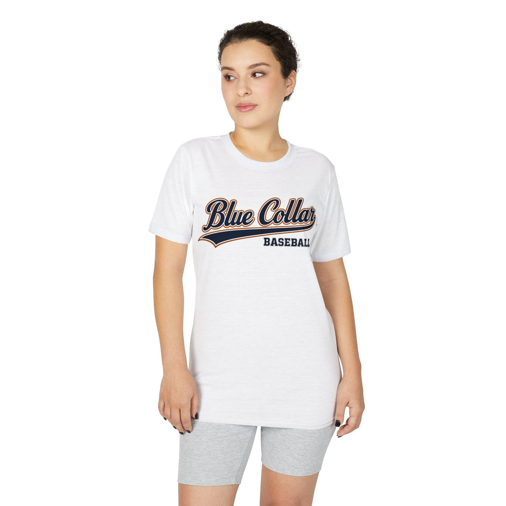 Blue Collar Baseball T-Shirt 100% poly